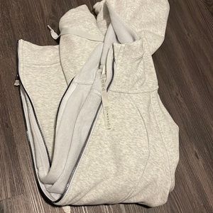 Lulu Heathered Scuba Zip Up